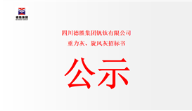 四川德勝集團(tuán)釩鈦有限公司-重力灰、旋風(fēng)灰招標(biāo)書